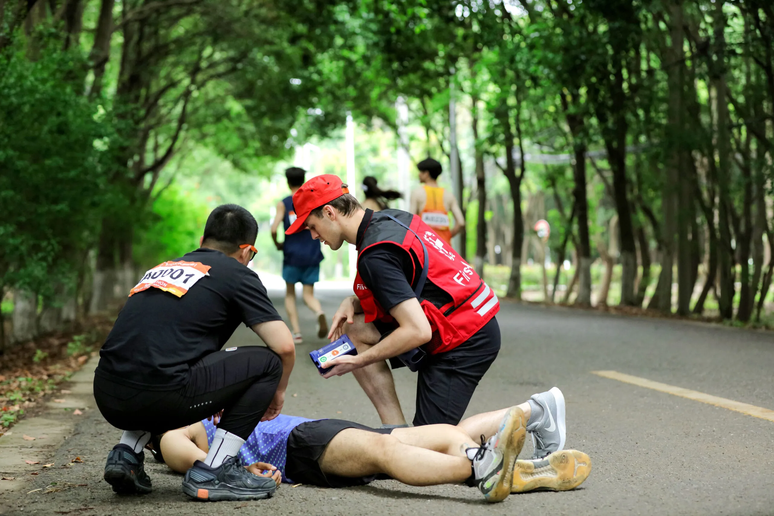 Respuesta de emergencia con Vivest Pocket AED