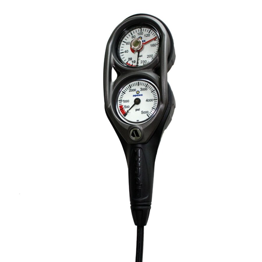PRESSURE GAUGE + DEPTH GAUGE
